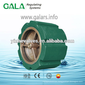 High quality wafer type silent bronze check valve